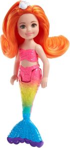 Barbie, syrenka Chelsea z rudymi włosami, lalka