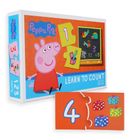 Barbo Toys, Świnka Peppa, Nauka liczenia, puzzle edukacyjne, 10 układanek, 20 elementów
