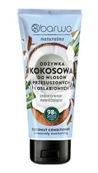 Barwa, naturalna odżywka intensywnie nawilżająca do włosów, kokosowa, 200 ml