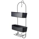 Bathroom Solutions, Arc, półka łazienkowa, metalowa, 24-12-59 cm