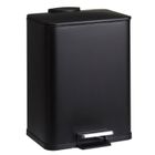 Bathroom Solutions, Delta, kosz na śmieci, metalowy, czarny, 20l