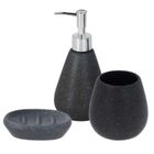 Bathroom Solutions, zestaw akcesoriów łazienkowych: dozownik, mydelniczka i kubek