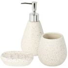 Bathroom Solutions, zestaw akcesoriów łazienkowych: dozownik, mydelniczka i kubek
