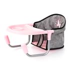 Bayer Design, krzesełko stołowe do karmienia lalek, szare