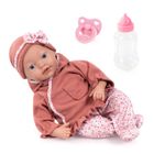 Bayer Design, Reborn, lalka bobas z butelką i smoczkiem, 38 cm