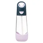 b.box, Indigo Rose, butelka tritanowa ze słomką, 600ml