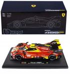 Bburago, Ferrari Racing 499P 24H LE Mans Champion 2024, model pojazdu, 1:18