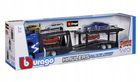 Bburago, Iveco S-Way S, tir laweta z Audi RS E-Tron GT, model pojazdu, 1:43