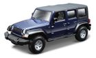 BBurago, Jeep Wrangler Unlimited Rubicon, niebieski, model, 1:32