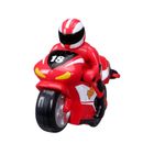 Bburago, motocykl zdalnie sterowany z figurką, czerwony