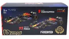 Bburago, Oracle Red Bull Racing, RB19, Max Verstappen Sergio Perez, Bolid F1, model pojazdu, 1:43