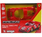 Bburago, Racing, Ferrari 330 P4 Daytona, model do składania, czerwony, 1:24