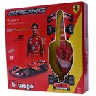 Bburago, Racing, Ferrari SF-24 Carlos Sainz, Bolid F1, model do składania, 1:24