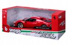 Bburago, R&P Ferrari 296 GTB Assetto Fiorano, model pojazdu, czerwony, 1:18