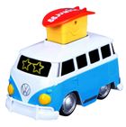Bburago, VW Samba, pojazd z buźkami, niebieski
