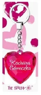 Be-Happy Gifts, brelok serce, Kochana Córeczka