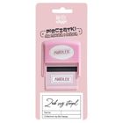 Be Happy, pieczątka z napisem, Aniołek