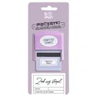 Be Happy, pieczątka z napisem, Chwytaj chwile