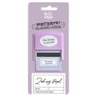 Be Happy, pieczątka z napisem, Mam alergię na poranki