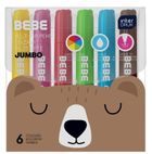 Bebe Friends, Jumbo, flamastry, 6 kolorów
