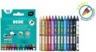 Bebe Kids, kredki grafionowe, 12 kolorów + 1