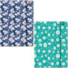 Bee-bee, teczka z gumką A4, Kwiatki, 1 szt.