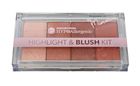 Bell, Hypoallergenic Highlight & Blush Kit, zestaw rozświetlaczy i różu 20g