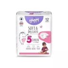 Bella, Baby Happy, pieluszki jednorazowe, rozmiar 5 junior, 11-18 kg, 12 szt.