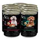 Belly welly, mokra karma mix dla psa, jagnięcina i wołowina, 400g, 12 szt.