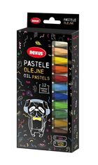 Beniamin, kredki pastelowe jumbo, 12 kolorów