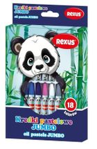 Beniamin, kredki pastelowe jumbo, 18 kolorów