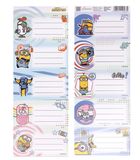 Beniamin, Minionki, naklejki na zeszyty