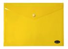 Beniamin, teczka kopertowa, na zatrzask, żółta, 235-335 mm, 1 szt.