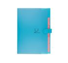 Beniamin, teczka plastikowa z 5 przegródkami A4, niebieska, 1 szt.