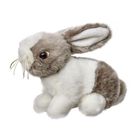 Beppe, Króliczek, maskotka, szaro-biały, 16 cm