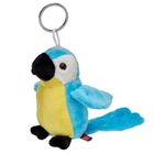 Beppe, Papuga Ara, maskotka z breloczkiem, niebieska, 11 cm