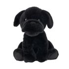 Beppe, Pies Buldog, maskotka, czarny, 25 cm