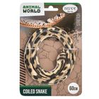 Beppe, wąż gumowy, beżowo-brązowy, 60 cm