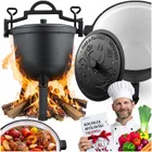 Berdsen, kociołek żeliwny, emaliowany, 8l