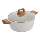 Bergner, Naturally, garnek marmurkowy z pokrywą, 28 cm