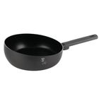 Berlinger Haus, Anthracite, wok, patelnia tytanowa, flip, 26 cm
