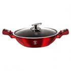 Berlinger Haus, Burgundy, wok, garnek granitowy, 4.8l