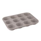 Berlinger Haus, forma tytanowa do 12 muffinek, taupe