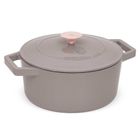 Berlinger Haus, garnek żeliwny, taupe, 24 cm, 4,35l