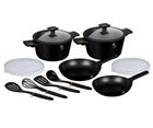 Berlinger Haus, Monaco, zestaw: garnki tytanowe + patelnie + akcesoria, 12 elementów