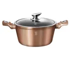 Berlinger Haus, Rose Gold, garnek granitowy, 4.5l
