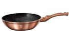 Berlinger Haus, Rose Gold, patelnia granitowa Wok, 28 cm