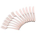 Berlinger Haus, Rose Gold, zestaw sztućców do steków, 12 szt., BH-3088