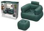 Bestway, dmuchany fotel, zielony