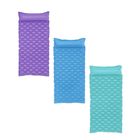 Bestway, dmuchany materac do pływania, zwijany, miętowy, fioletowy, niebieski 213-86 cm